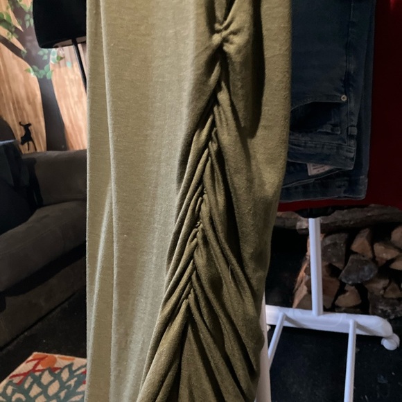 Eileen Fisher Olive Midi Dress - Picture 3 of 7